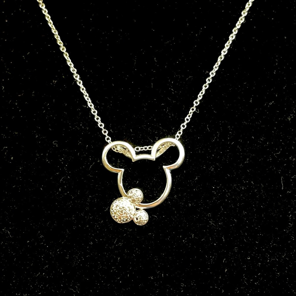 Fun Mickey Ears Pendant and Necklaces 3- pcs